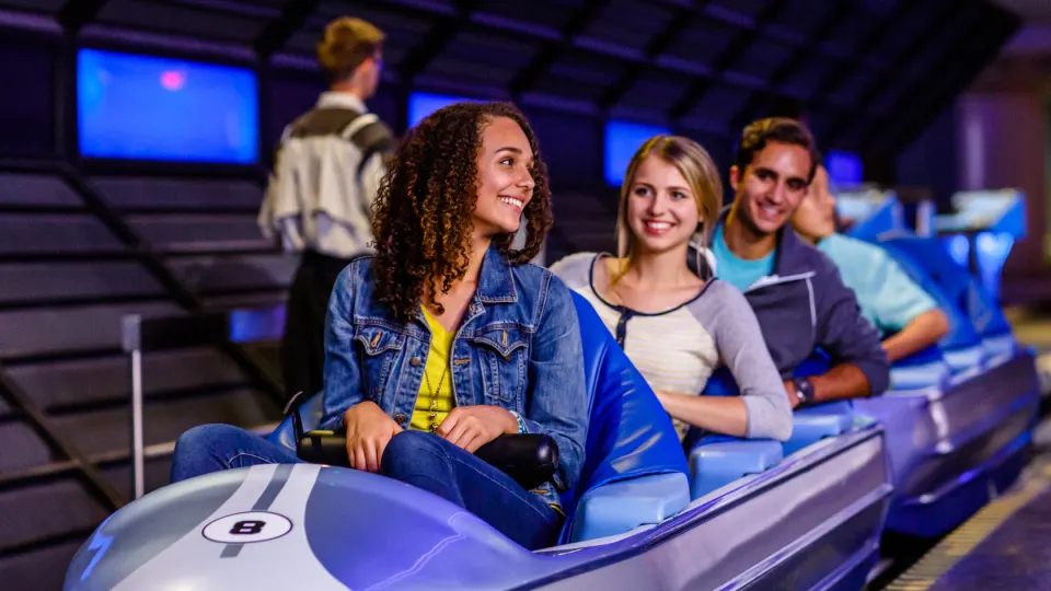 Entrada da Space Mountain na Tomorrowland
