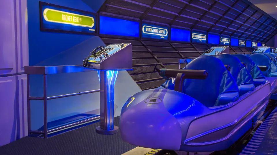 Estrutura da Space Mountain no Magic Kingdom