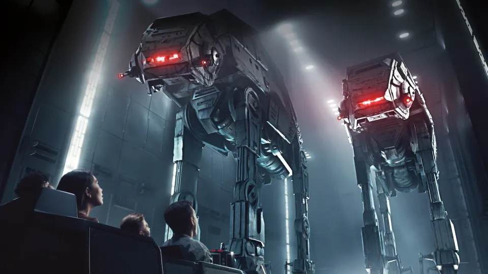 Área da Star Wars: Rise of the Resistance no Hollywood Studios