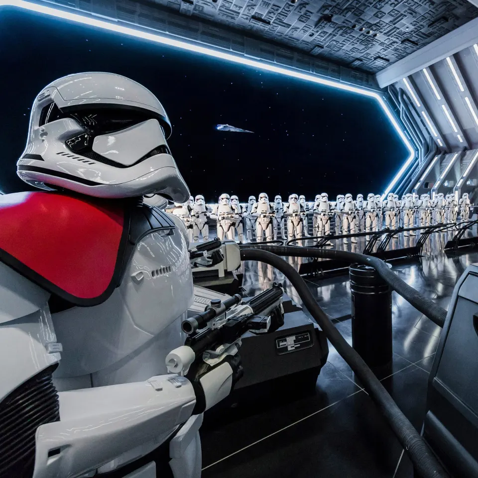 Detalhe da Star Wars: Rise of the Resistance no Hollywood Studios