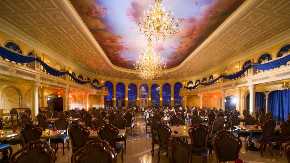 Fachada do Be Our Guest Restaurant no Magic Kingdom